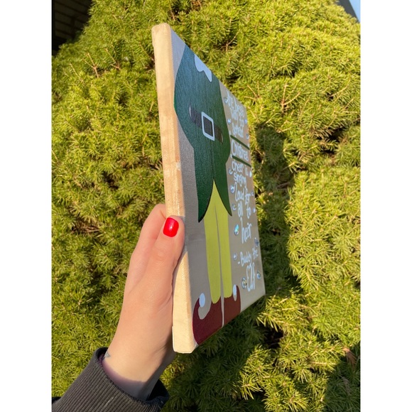 Buddy the Elf Hand Painted Canvas | Wall Art Decor | 8in x 10in - Picture 3 of 6